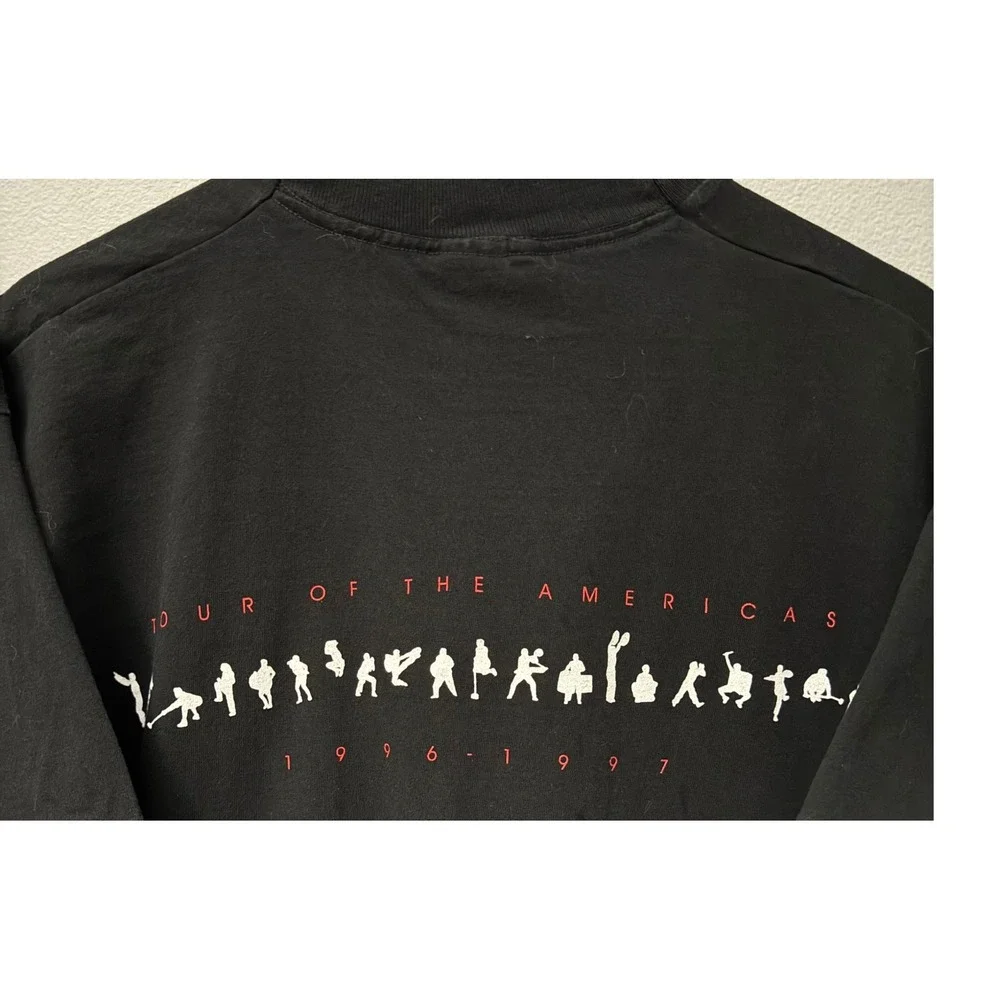 Vintage STOMP T-Shirt Tour of the Americas 90s XL Single Stitch Musical - Picture 4 of 5